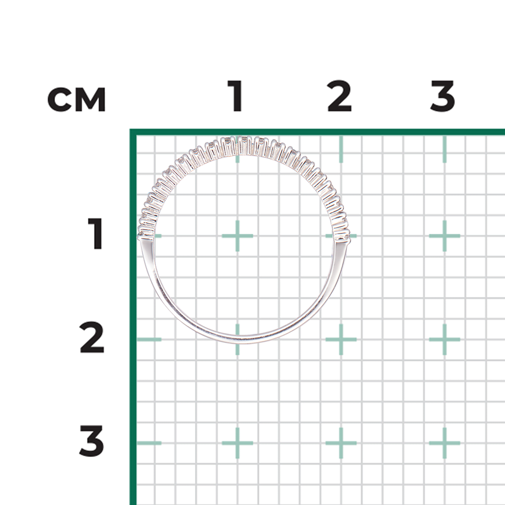 Кольцо из белого золота с бриллиантами 01-0368-00-101-1120-30