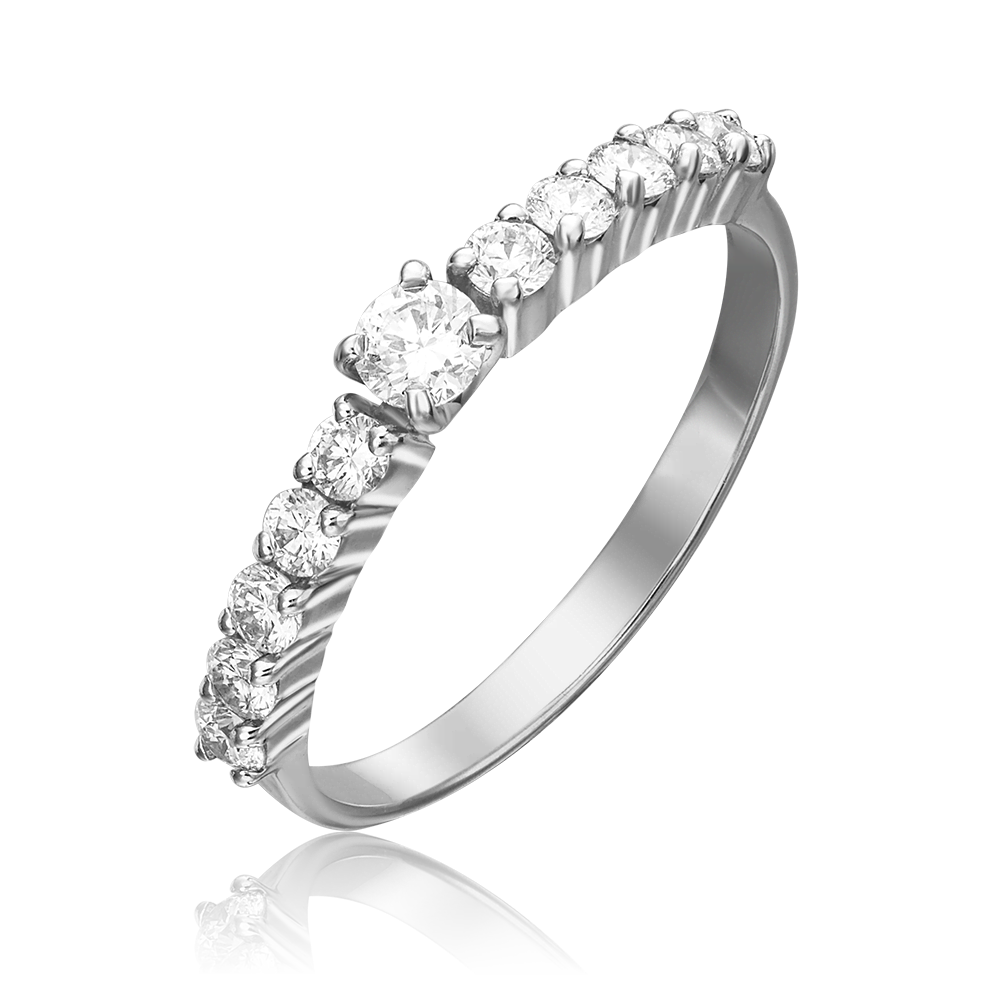 Кольцо из белого золота с бриллиантами 01-0370-00-101-1120-30