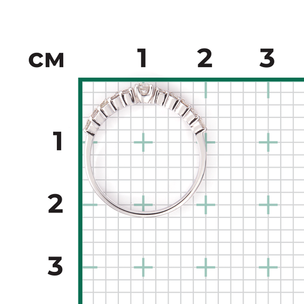 Кольцо из белого золота с бриллиантами 01-0370-00-101-1120-30