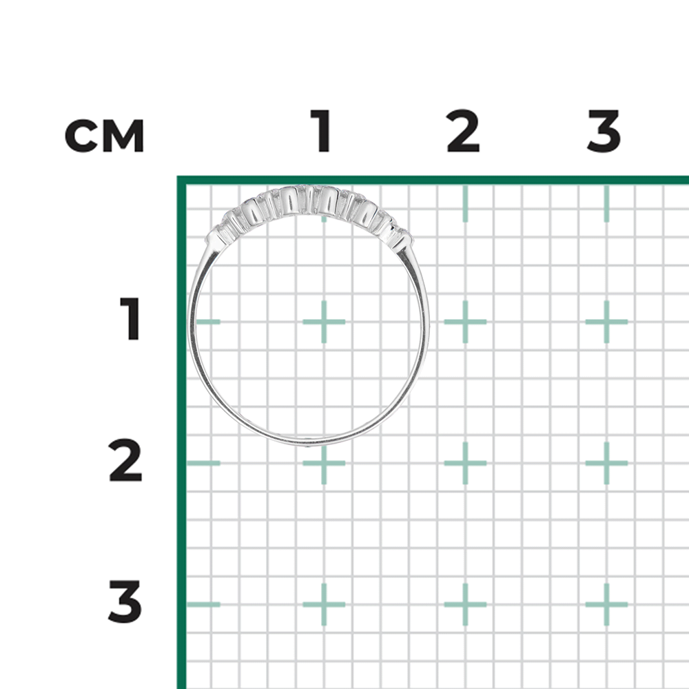 Кольцо из белого золота с бриллиантами 01-0374-00-101-1120-30