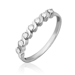 Кольцо из белого золота с бриллиантами 01-0390-00-101-1120-30