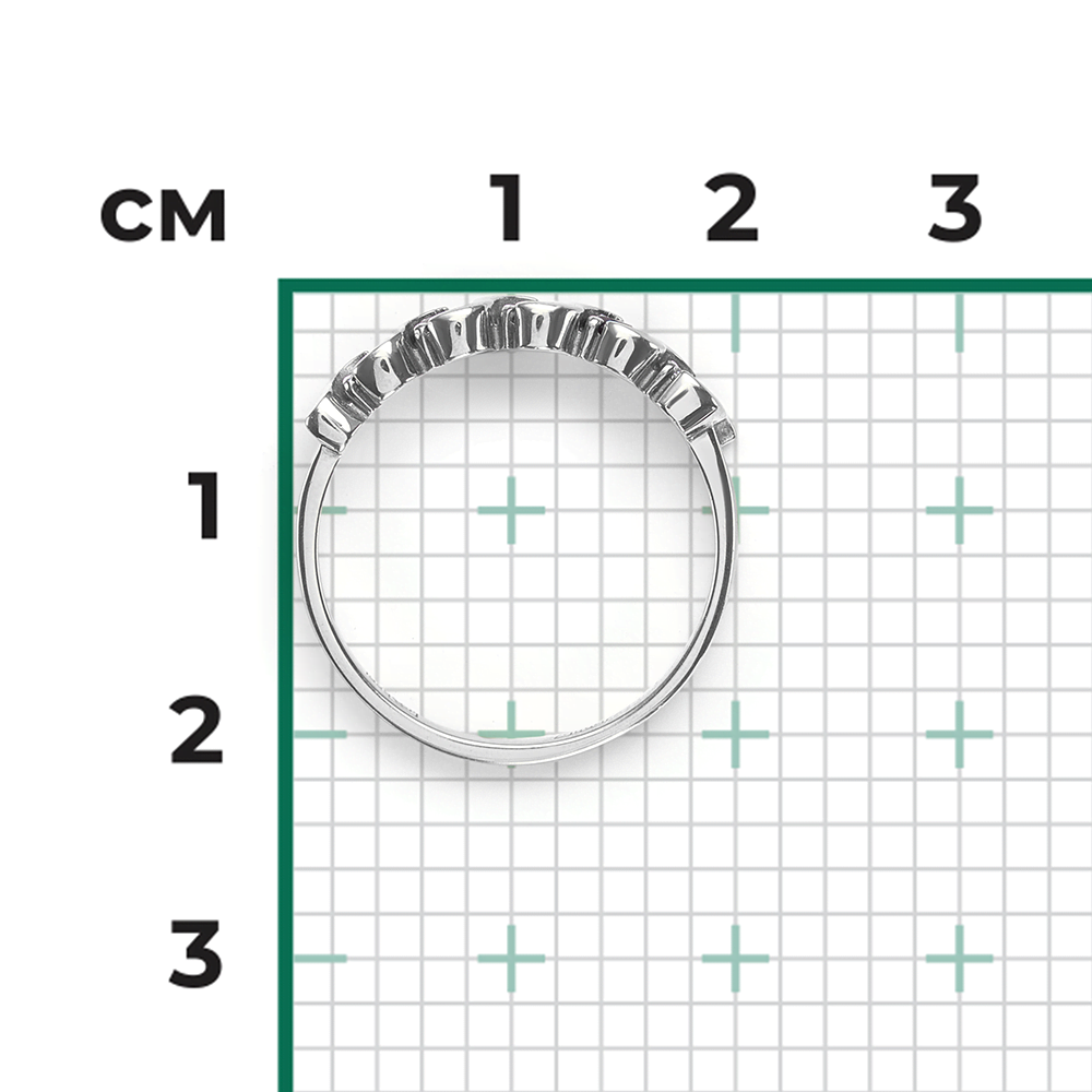 Кольцо из белого золота с бриллиантами 01-0392-00-101-1120-30