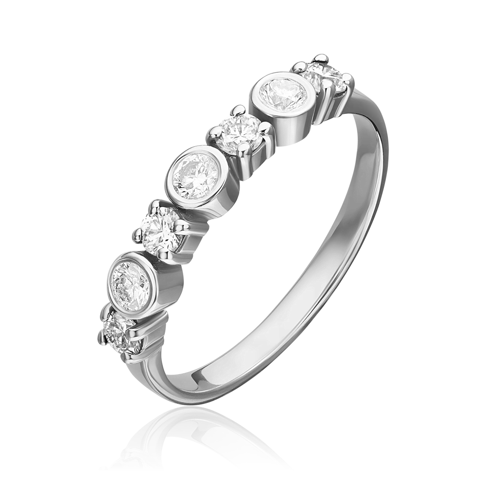 Кольцо из белого золота с бриллиантами 01-0416-00-101-1120-30