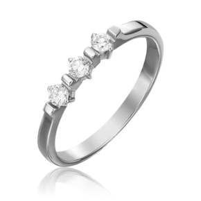 Кольцо из белого золота с бриллиантами 01-0420-00-101-1120-30