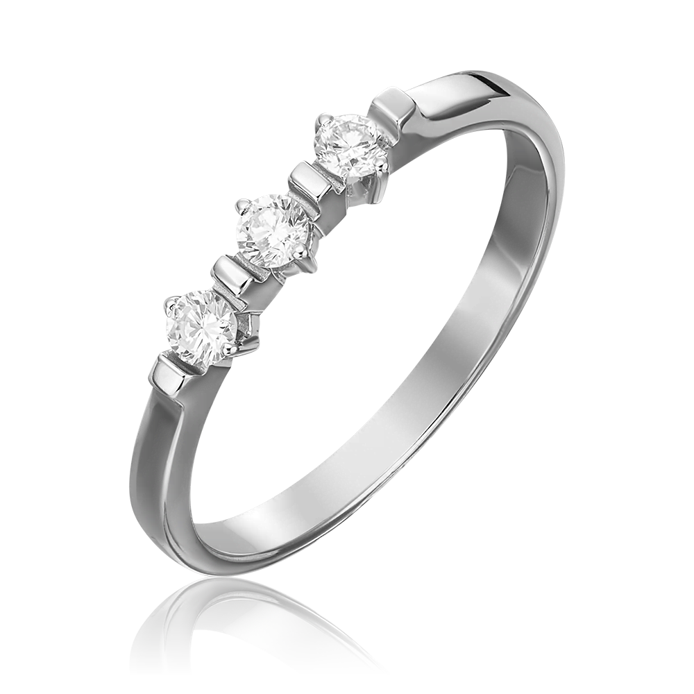 Кольцо из белого золота с бриллиантами 01-0420-00-101-1120-30