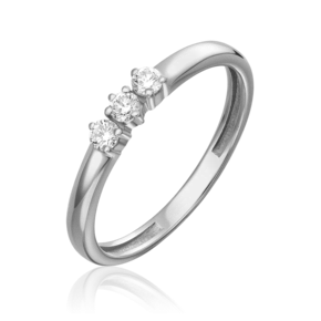 Кольцо из белого золота с бриллиантами 01-0426-00-101-1120-30