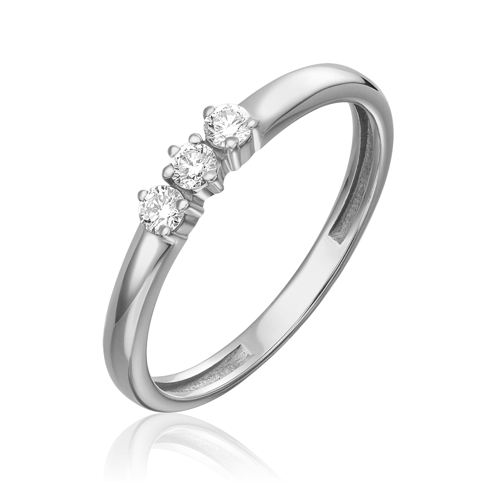 Кольцо из белого золота с бриллиантами 01-0426-00-101-1120-30