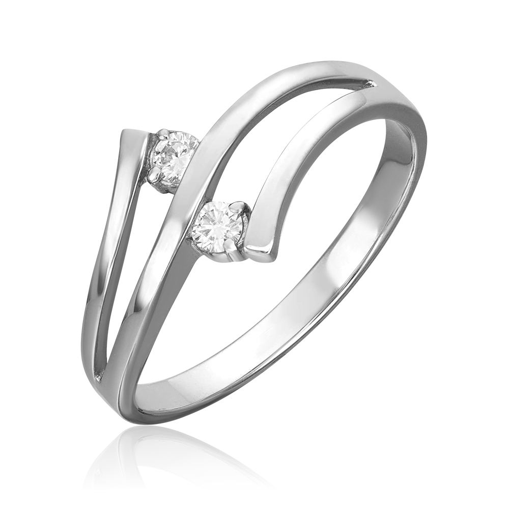 Кольцо из белого золота с бриллиантами 01-0456-00-101-1120-30