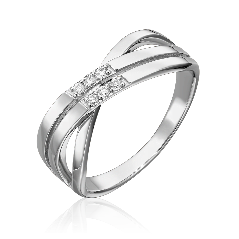 Кольцо из белого золота с бриллиантами 01-0470-00-101-1120-30