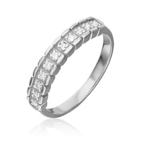 Кольцо из белого золота с бриллиантами 01-0480-00-101-1120-30