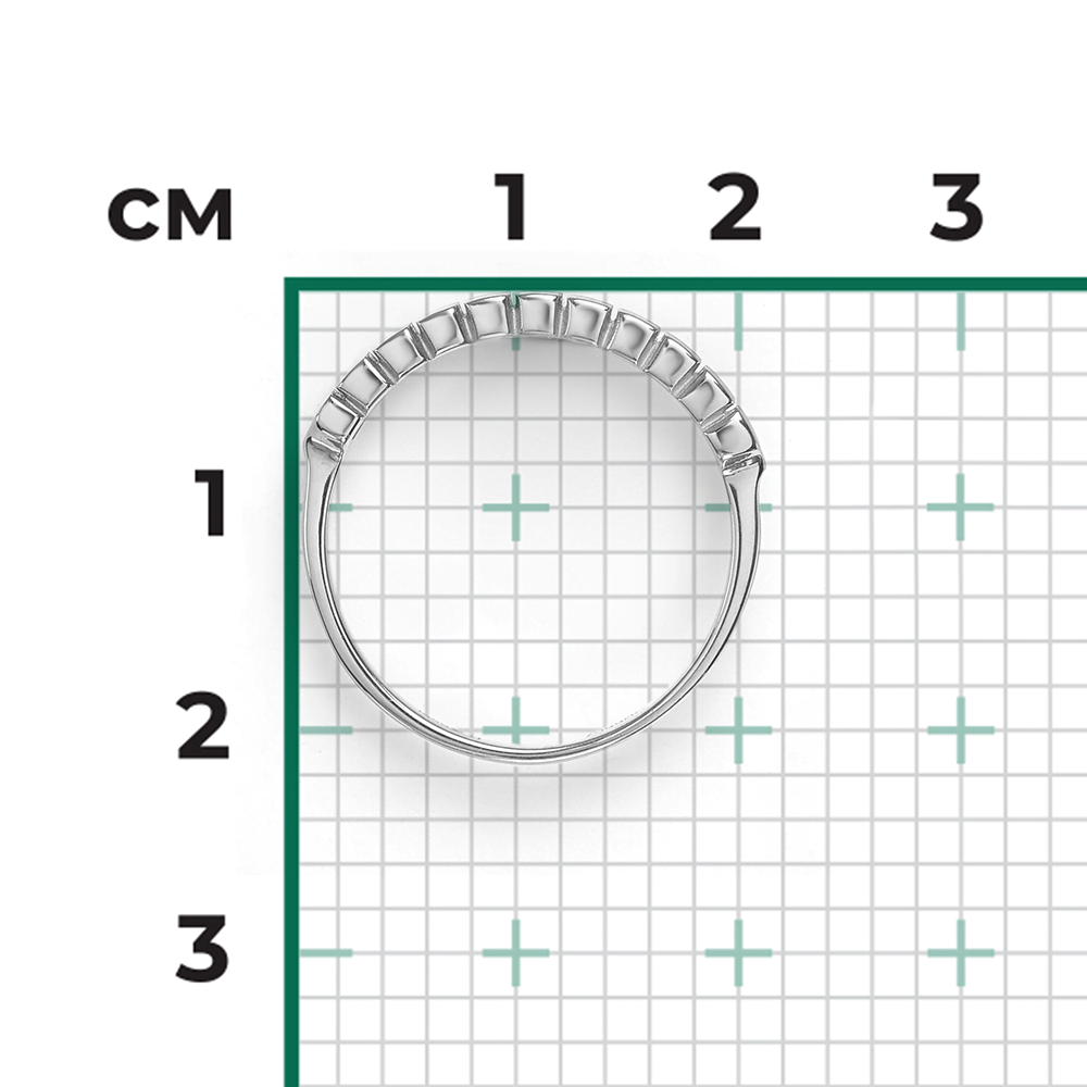 Кольцо из белого золота с бриллиантами 01-0480-00-101-1120-30