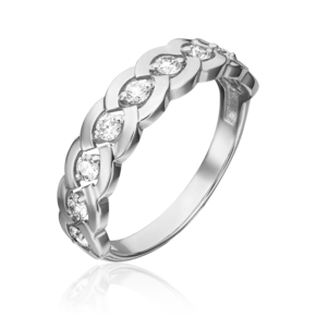 Кольцо из белого золота с бриллиантами 01-0486-00-101-1120-30