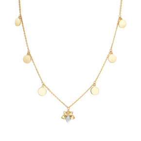 Колье из комбинированного золота с бриллиантами 07-0252-00-101-1121