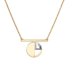 Колье из комбинированного золота 07-0253-00-000-1121
