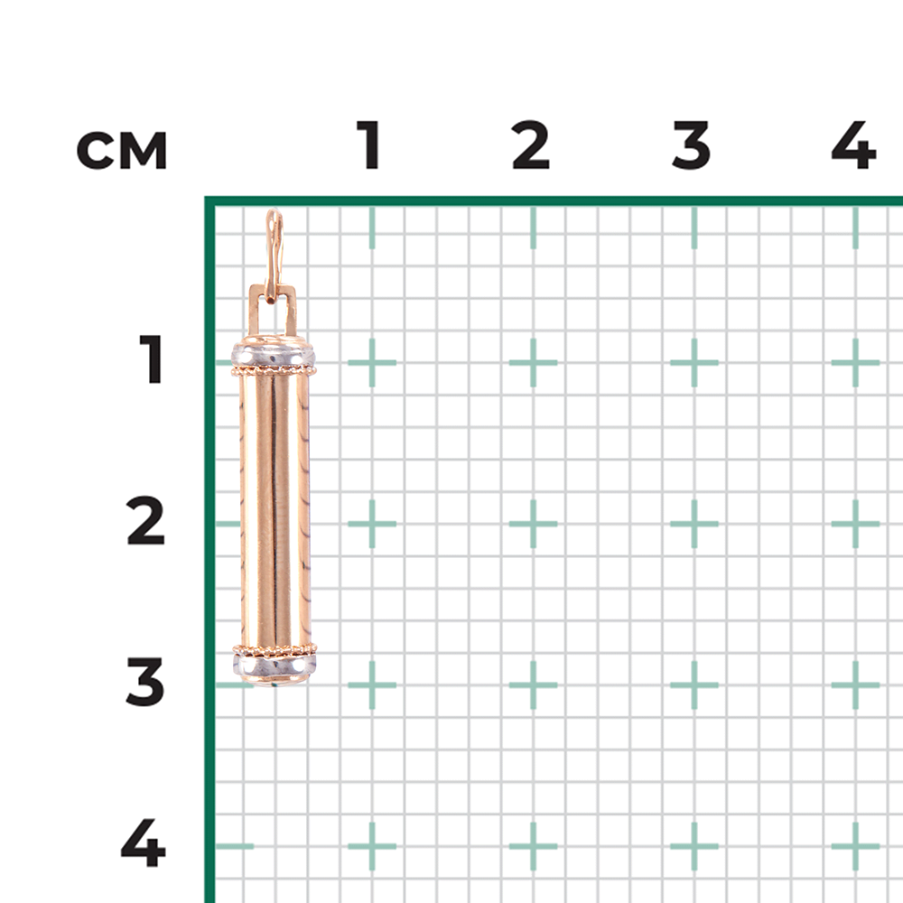 Подвеска «Капсула времени» из красного золота 03-3022-00-000-1110-48
