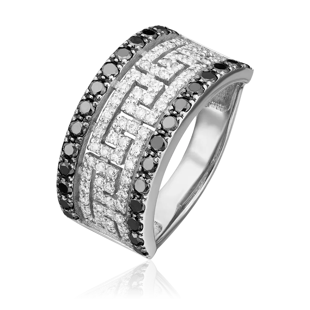 Кольцо из белого золота с бриллиантами 01-5507-00-108-1120-30