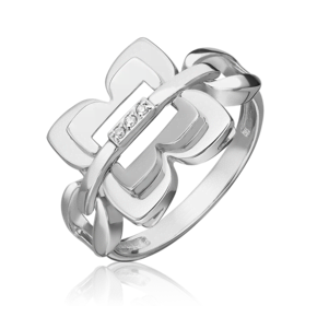 Кольцо из белого золота с бриллиантами 01-5607-00-101-1120