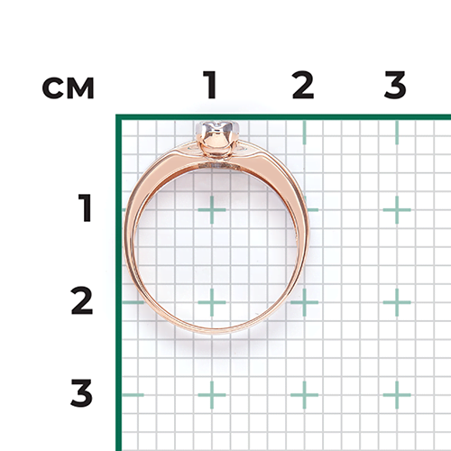 Кольцо из комбинированного золота 01-5558-00-000-1111