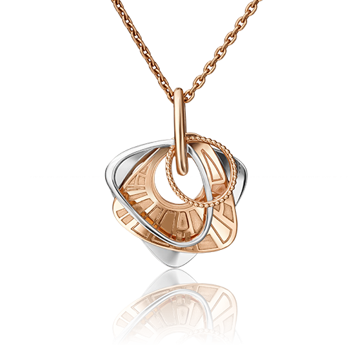 Подвеска из комбинированного золота 03-2924-00-000-1111-48