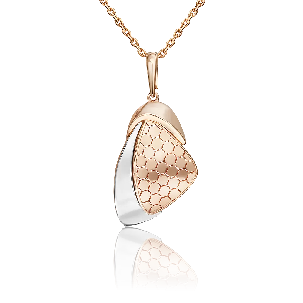 Подвеска из комбинированного золота 03-3483-00-000-1111