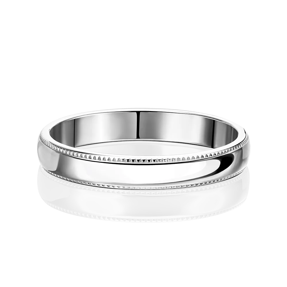 Обручальное кольцо из белого золота 01-3238-00-000-1120-18