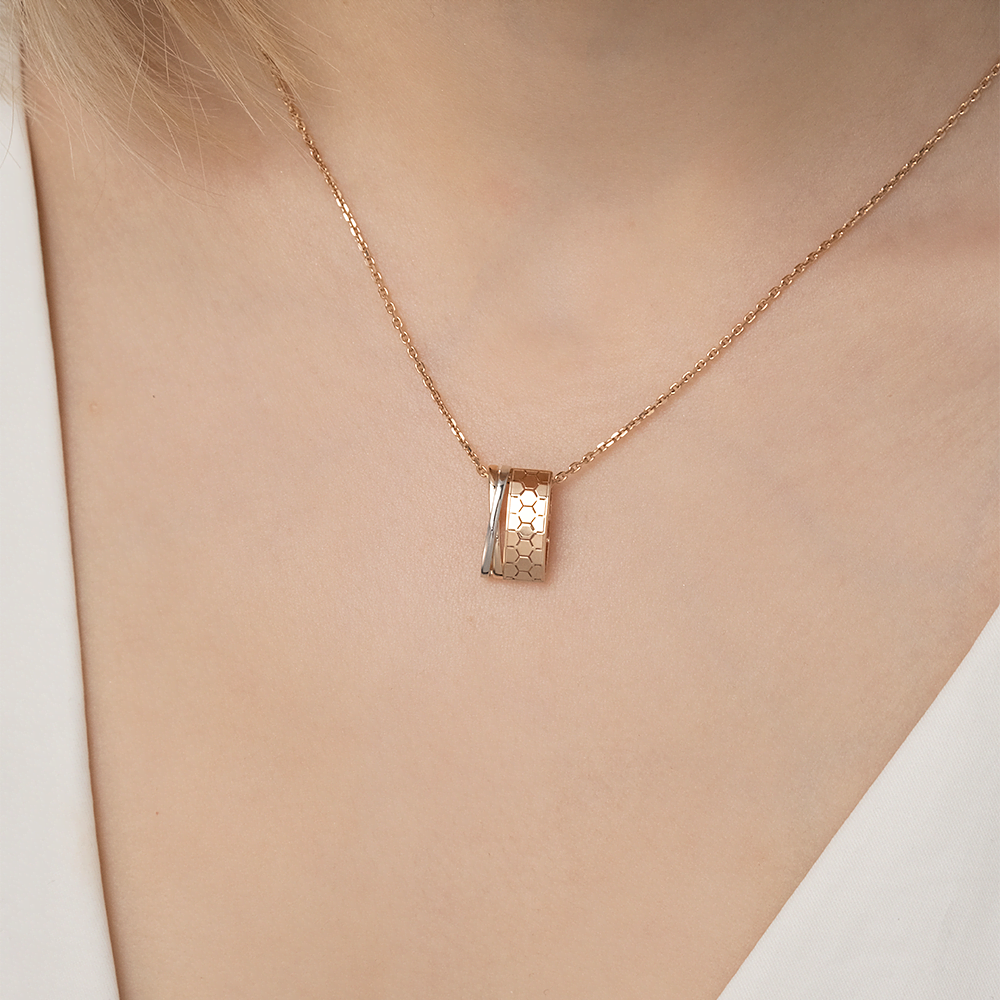 Подвеска из комбинированного золота 03-3477-00-000-1111