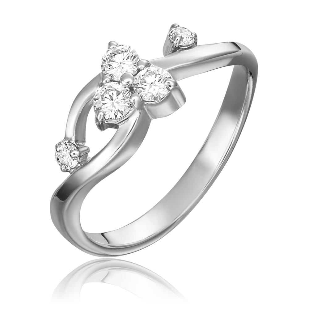 Кольцо из белого золота с бриллиантами 01-0675-00-101-1120-30