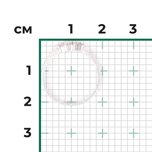 Кольцо из белого золота с бриллиантами 01-0683-00-101-1120-30