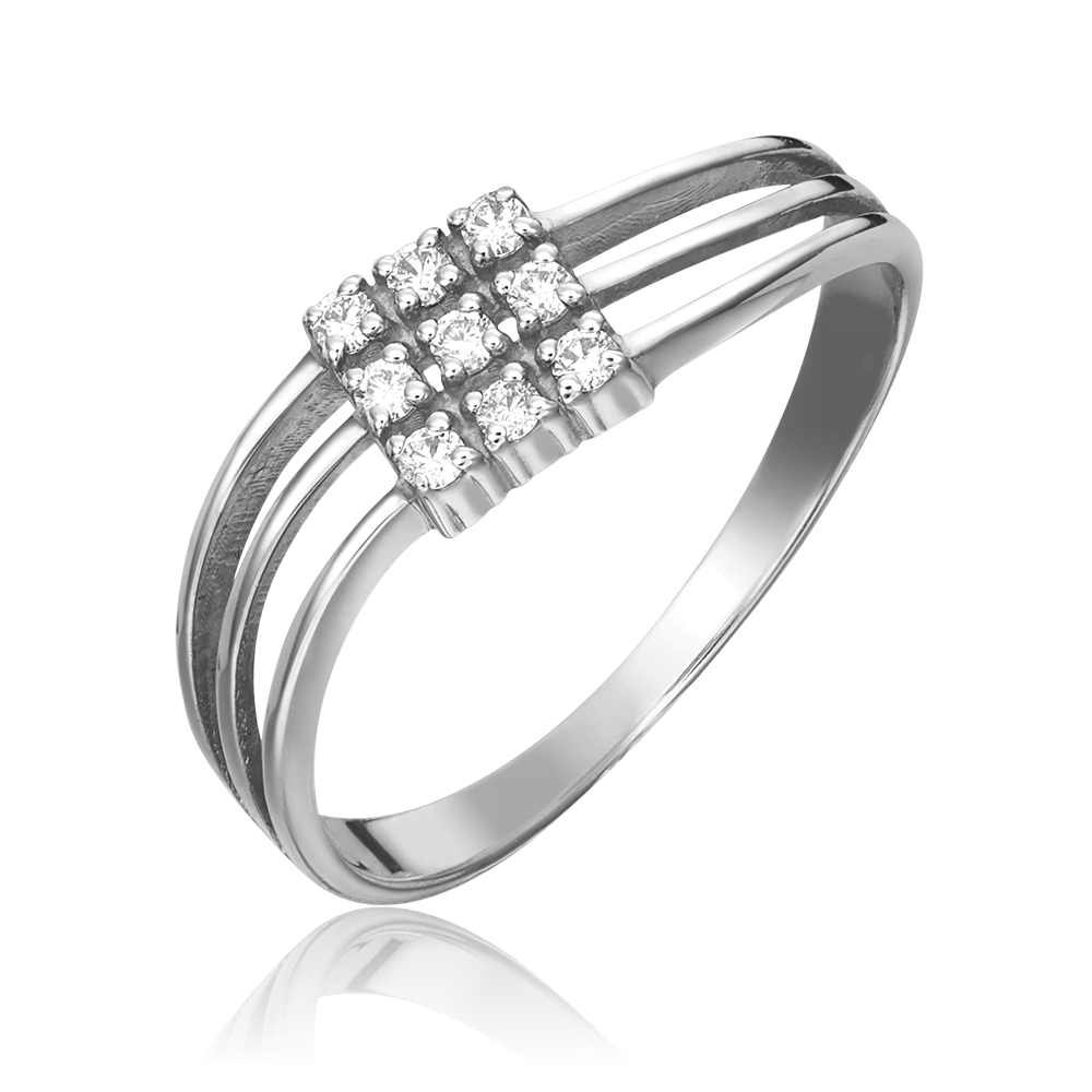 Кольцо из белого золота с бриллиантами 01-0685-00-101-1120-30