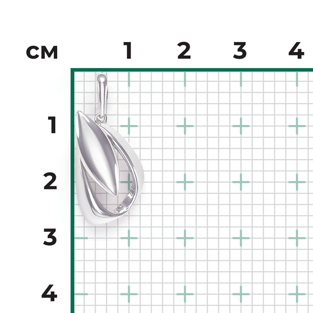 Подвеска «Грация» из серебра 03-3334-00-000-0200