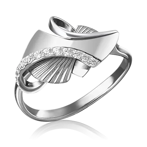 Кольцо из белого золота с фианитами 01-5095-00-401-1120-65