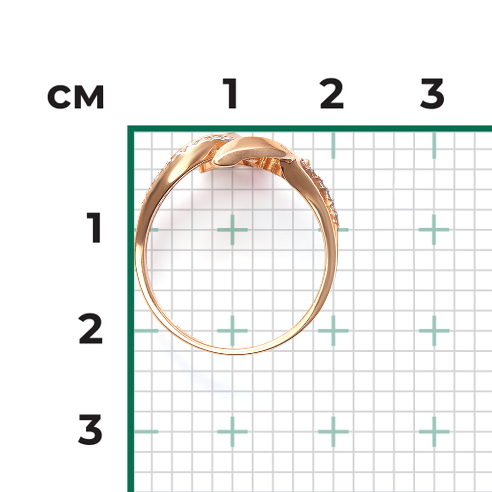 Кольцо из красного золота с рубинами и бриллиантами 01-0191-00-107-1110-30