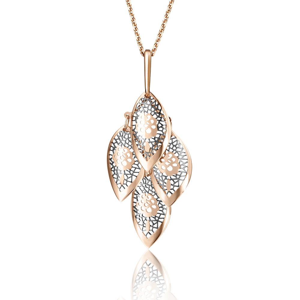 Подвеска из красного золота 03-2542-00-000-1110-48