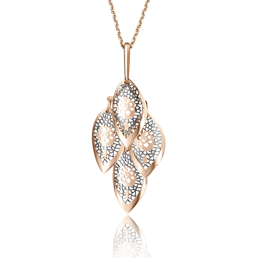 Подвеска из красного золота 03-2542-00-000-1110-48