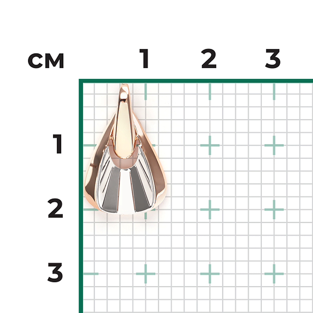 Подвеска из комбинированного золота 03-3536-00-000-1111