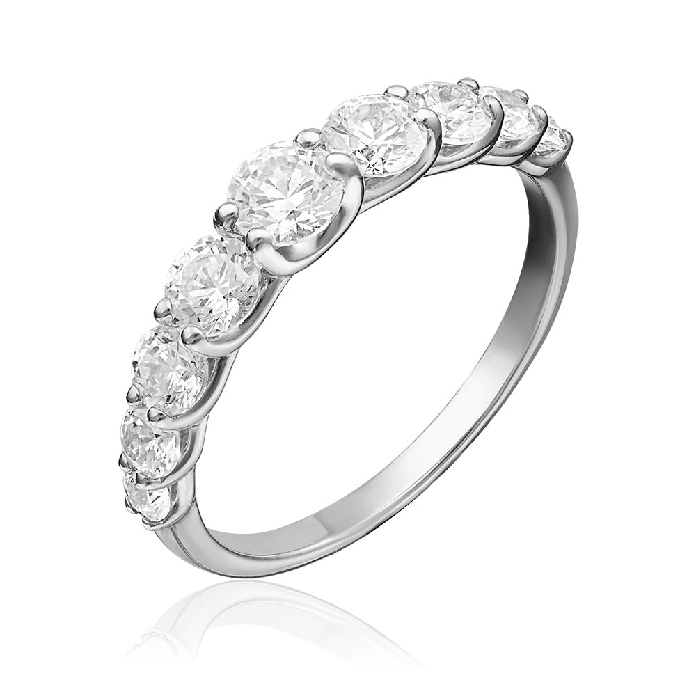 Кольцо из белого золота с бриллиантами 01-1358-00-101-1120-30