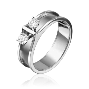 Кольцо из белого золота с фианитами 01-5140-00-501-1120-38