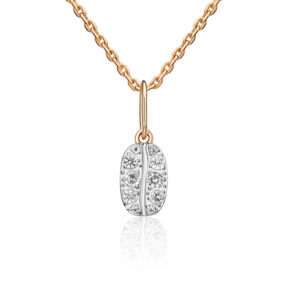 Подвеска из комбинированного золота с натуральными топазами white 03-3322-00-201-1111