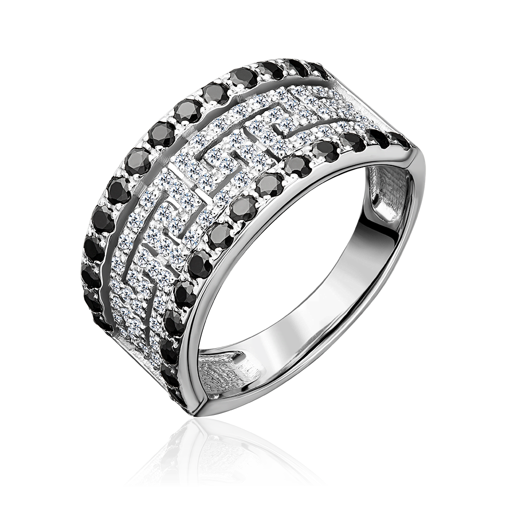 Кольцо из серебра с фианитами 01-1420-00-403-0200
