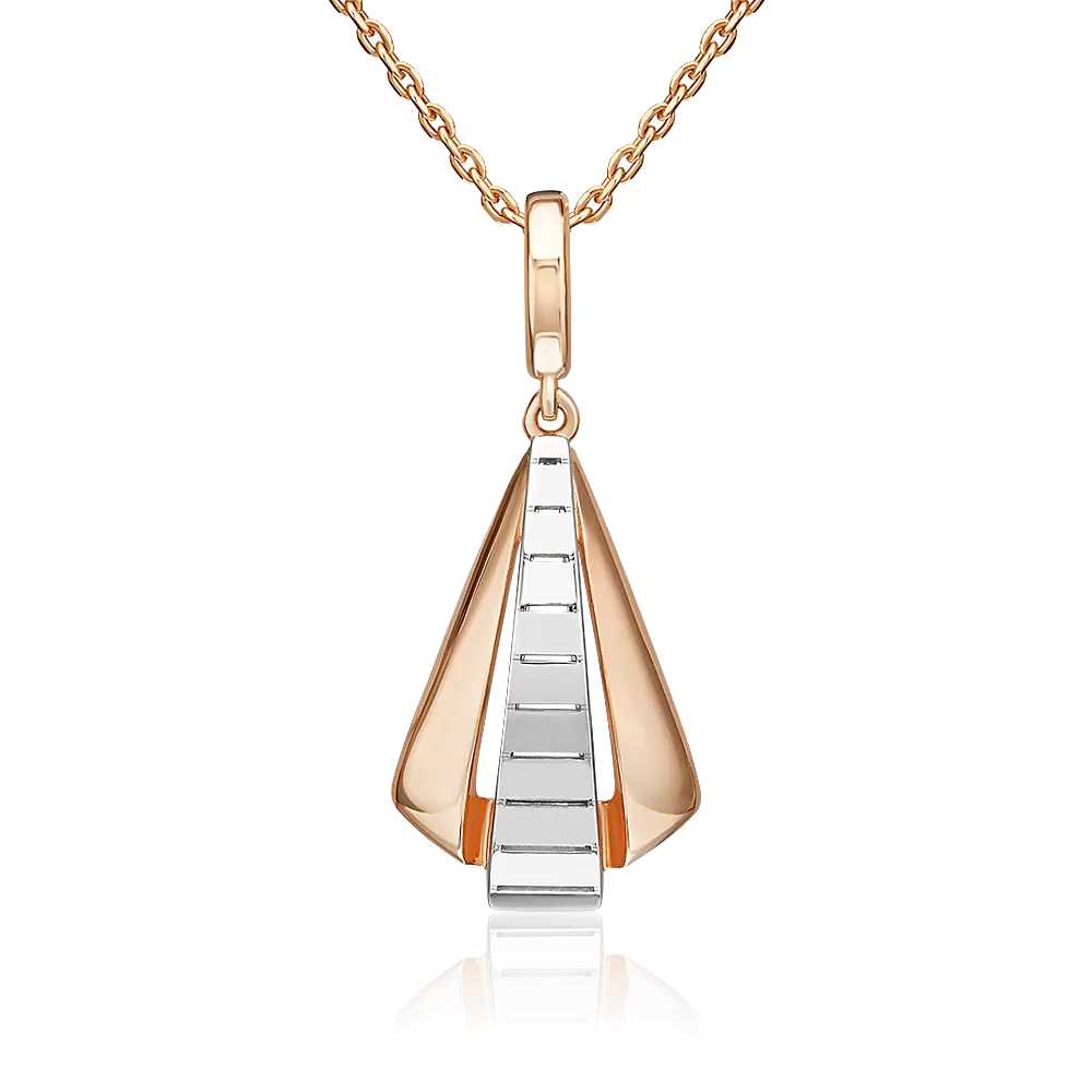 Подвеска из комбинированного золота 03-3543-00-000-1111