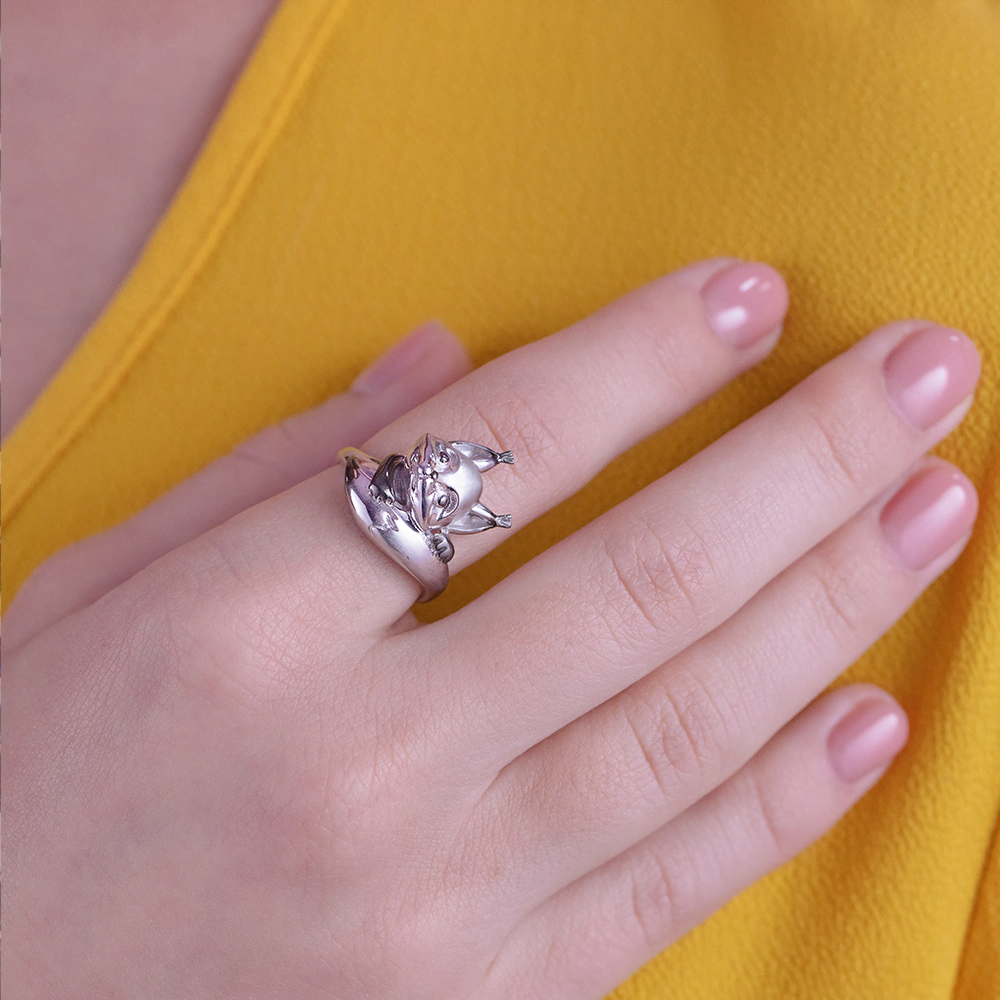 Кольцо «Белка» из серебра 01-5598-00-000-0200