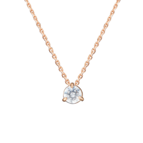 Колье из красного золота с фианитом 07-0103-00-501-1110-38