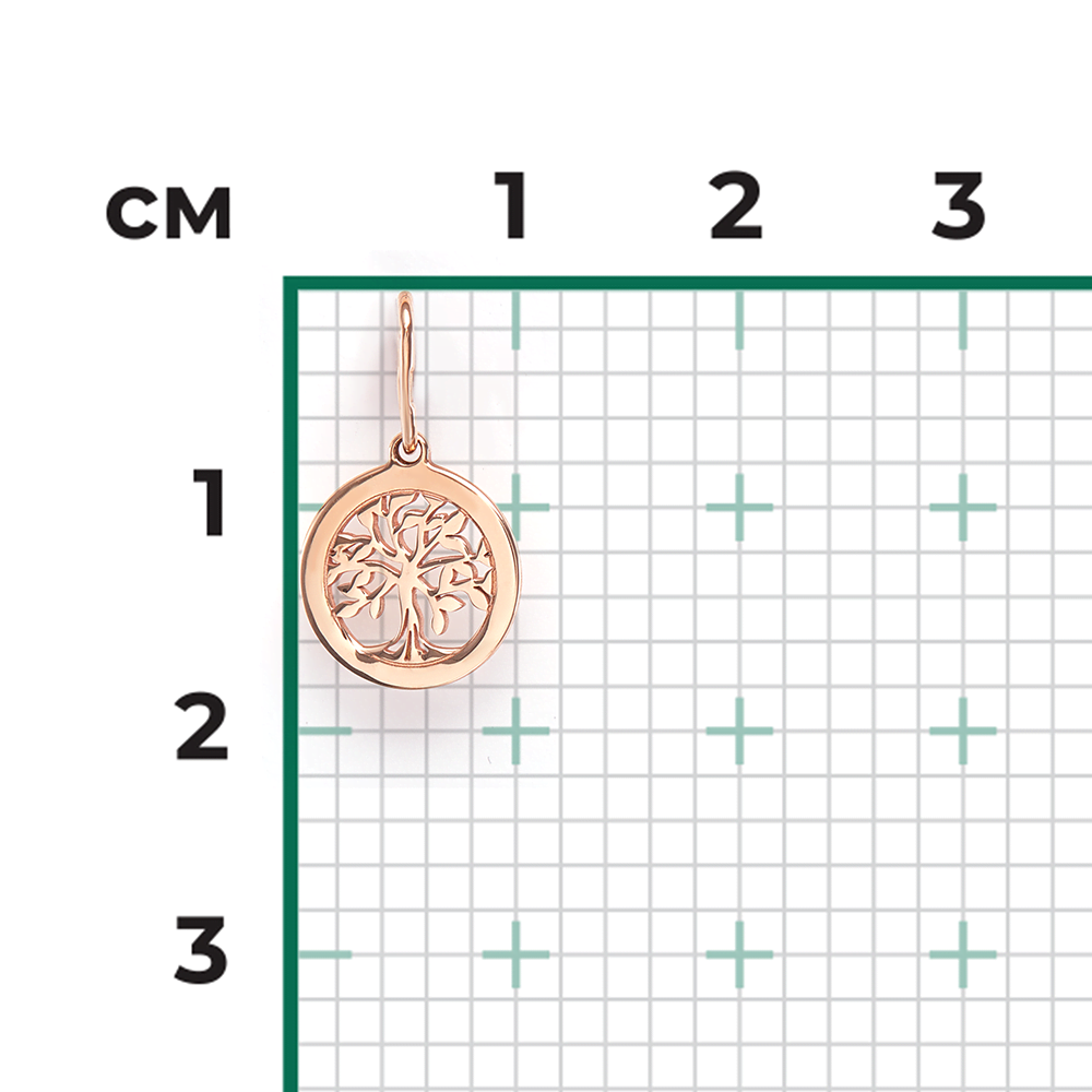 Подвеска «Древо жизни» из красного золота 03-3028-00-000-1110-01