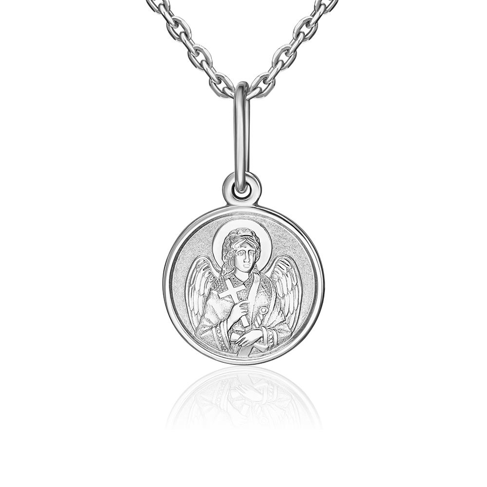 Иконка «Ангел-хранитель» из серебра 03-1663-00-000-0200