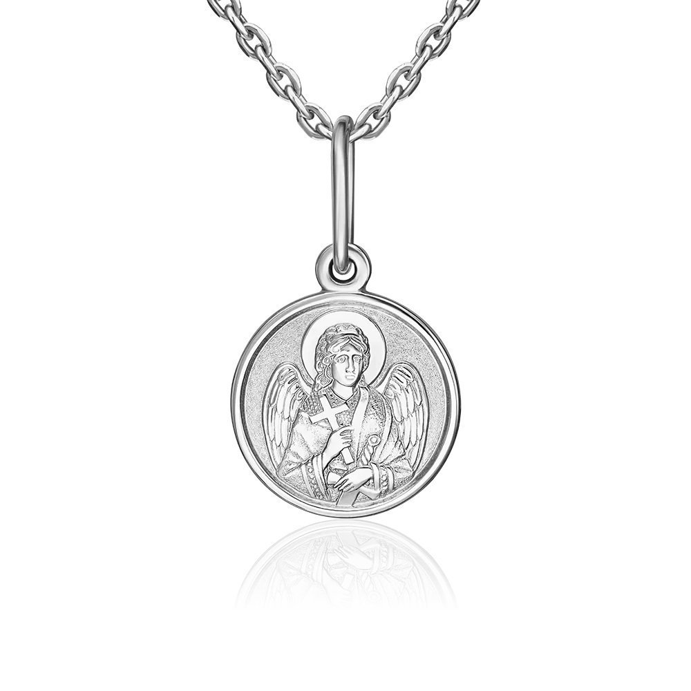 Иконка «Ангел-хранитель» из серебра 03-1663-00-000-0200