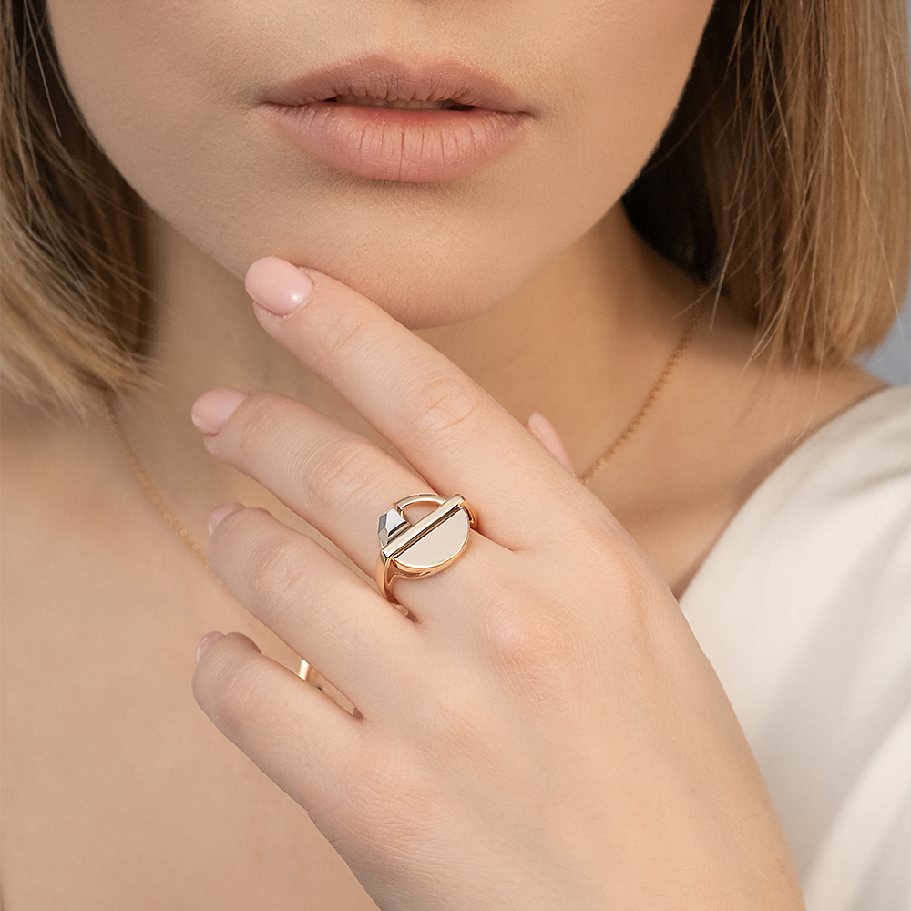 Кольцо из комбинированного золота 01-5628-00-000-1111