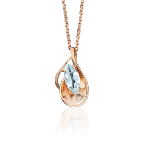 Подвеска из красного золота с топазом 03-2595-00-201-1110-46