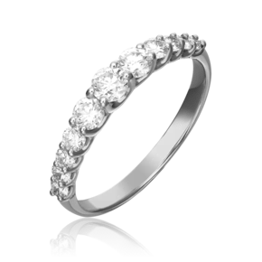 Кольцо из белого золота с бриллиантами 01-1428-00-101-1120-30