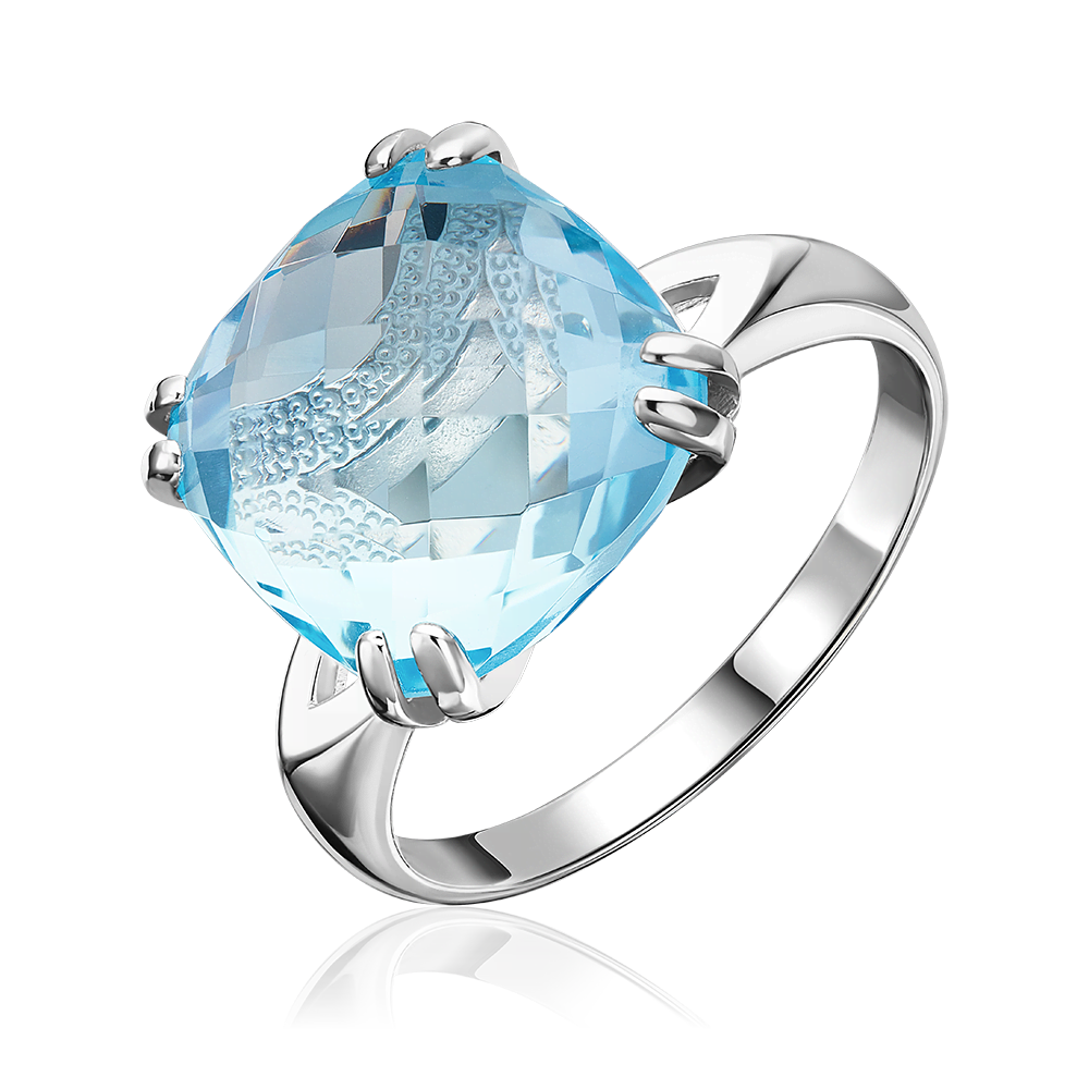 Кольцо из серебра с топазом 01-3537-00-201-0200