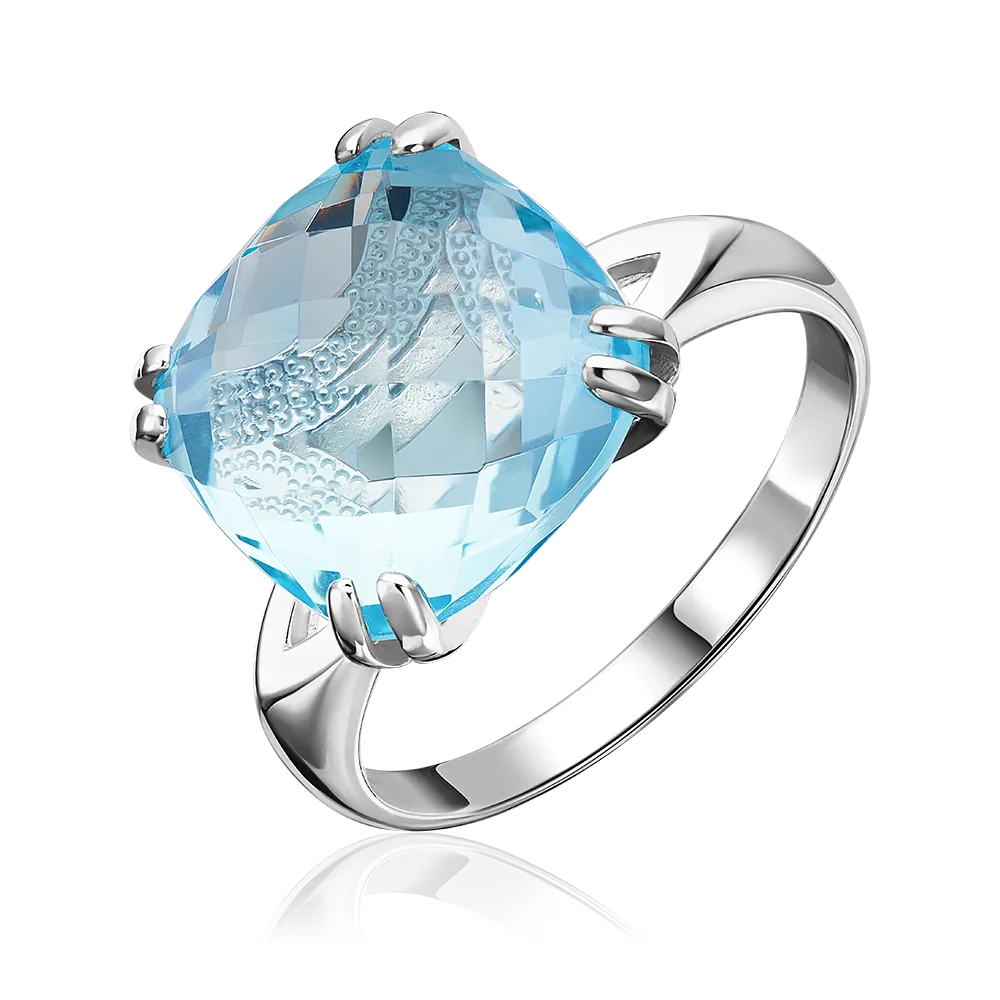 Кольцо из серебра с топазом 01-3537-00-201-0200